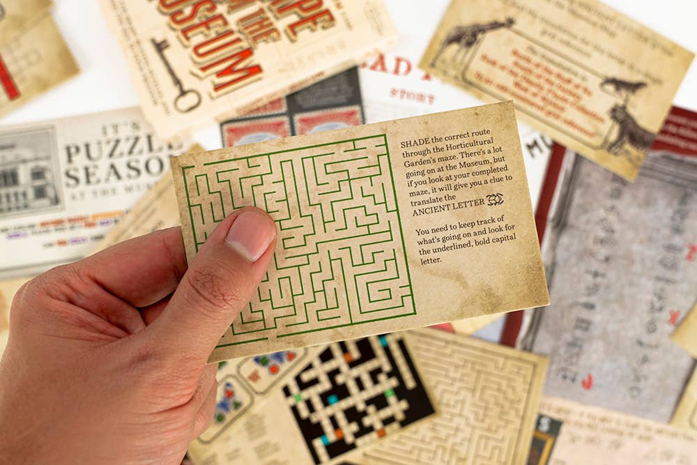 Professor Puzzle USA, Inc. - Mini Escape from the Museum Game
