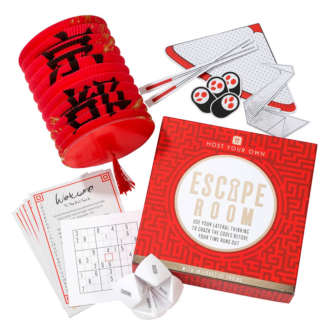 Talking Tables USA - Tokyo Escape Room Game | Clue Solving Interactive Game