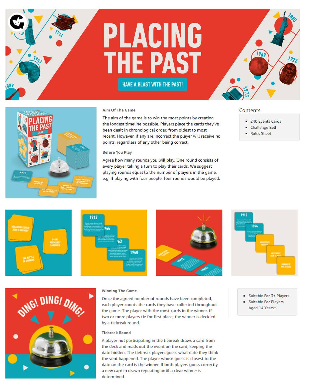 Ginger Fox USA - Placing the Past Game