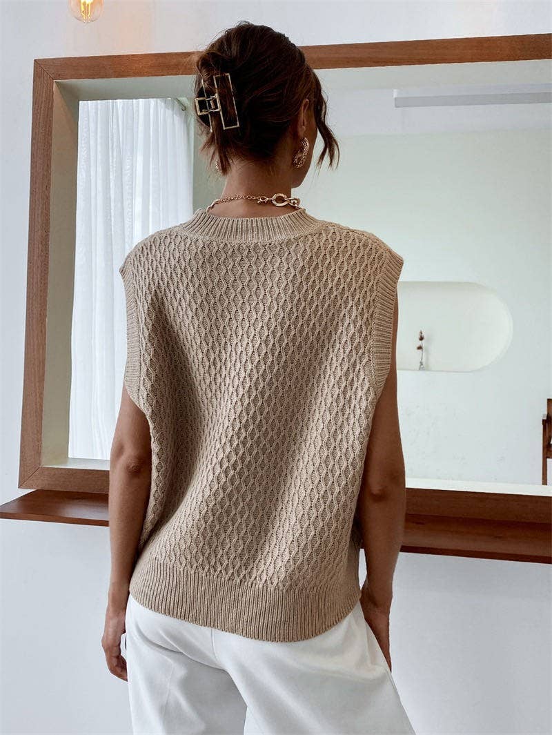 Miss Sparkling - Knit Sweater Vest