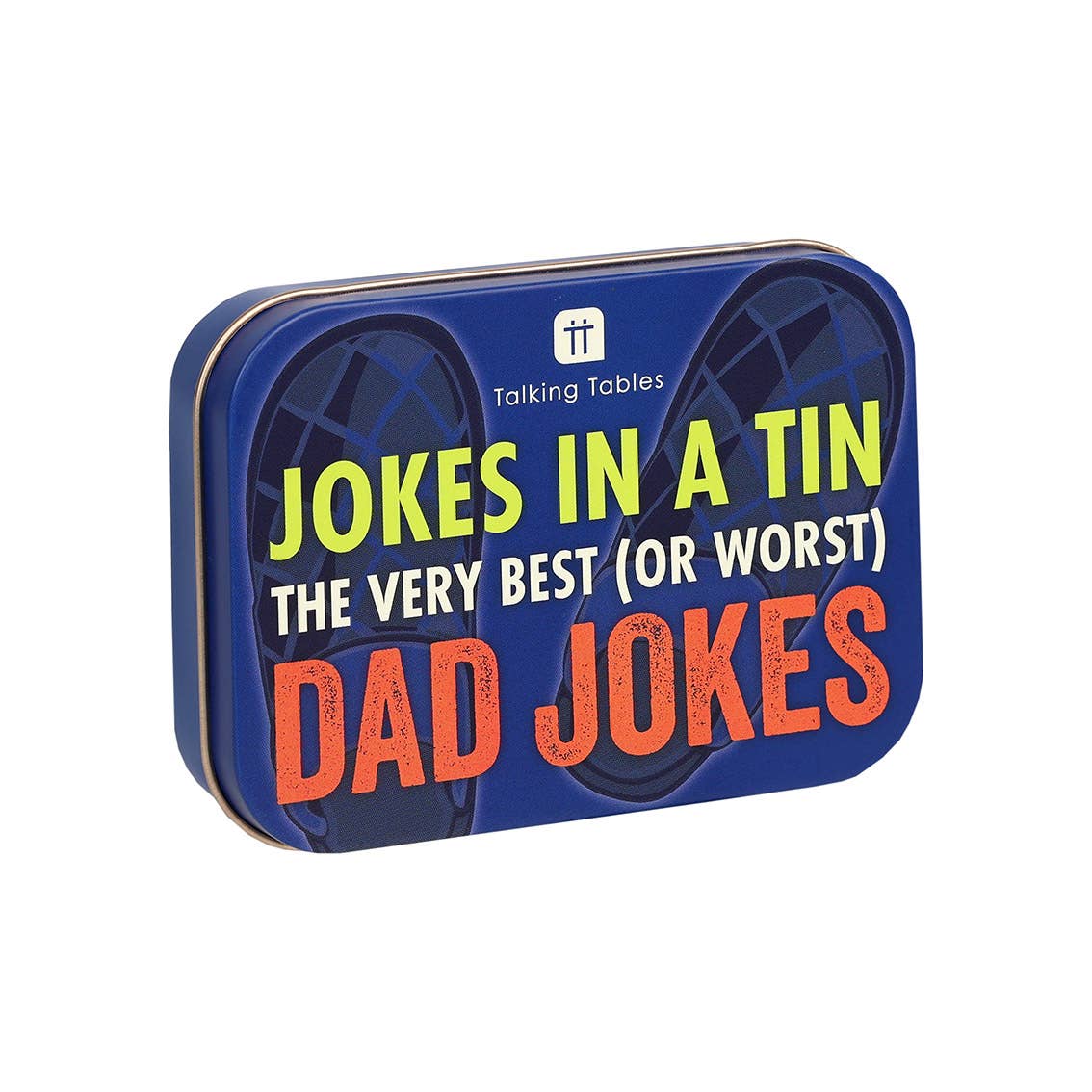 Talking Tables USA - Dad Jokes in a Tin | 100 Cards |Stocking Stuffe