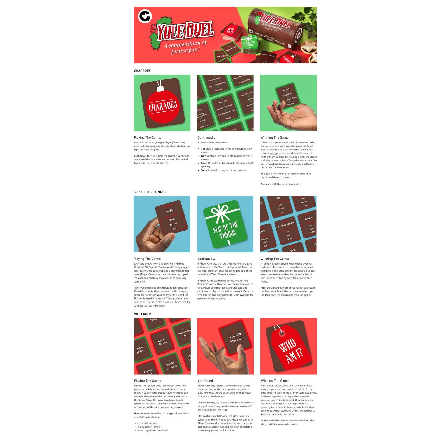 Ginger Fox USA - Yule Duel 3 Games