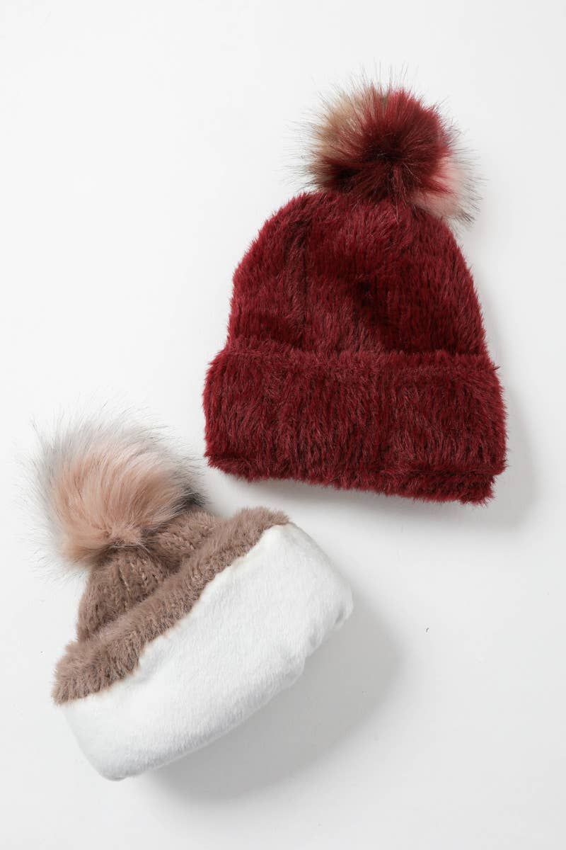 Ultra Soft Faux Mohair Beanie