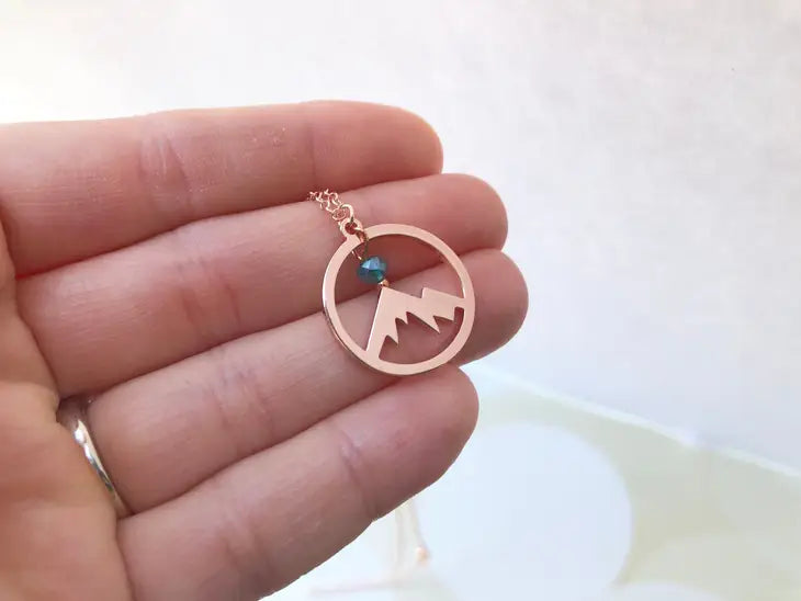 Mountain Pendant Necklace