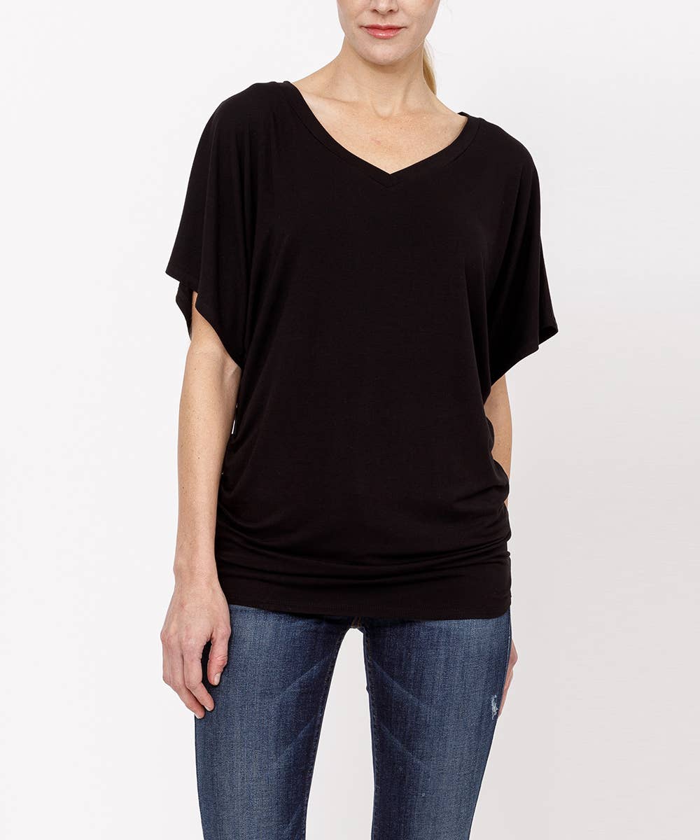 Studio Ko Clothing - Bamboo Signature V Neck Tunic