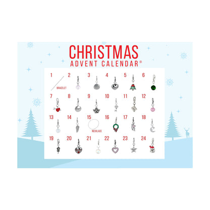 Christmas Advent Jewelry Calendar- Bracelet,Necklace,Charms