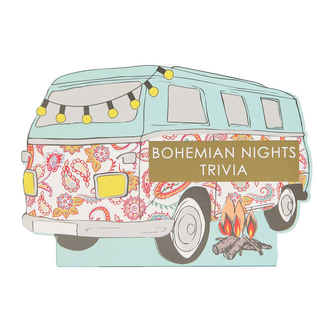 Talking Tables USA - Home, Birthday, Games & Seasonal Decor - Campervan Trivia Game - 8 Pack Display | Everyday Games |