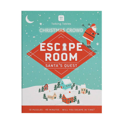 Talking Tables USA - Home, Birthday, Games & Seasonal Decor - Santa Christmas Escape Room Game | Christmas Games |