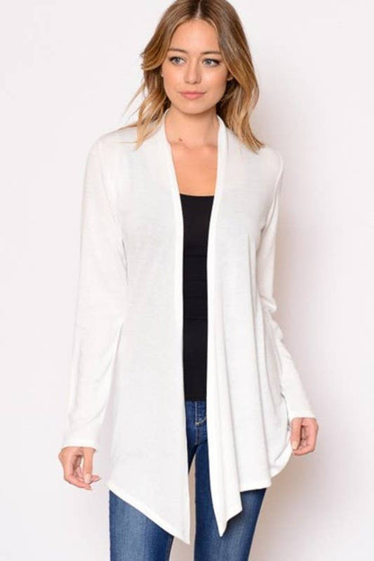 Open Front Knit Cardigan