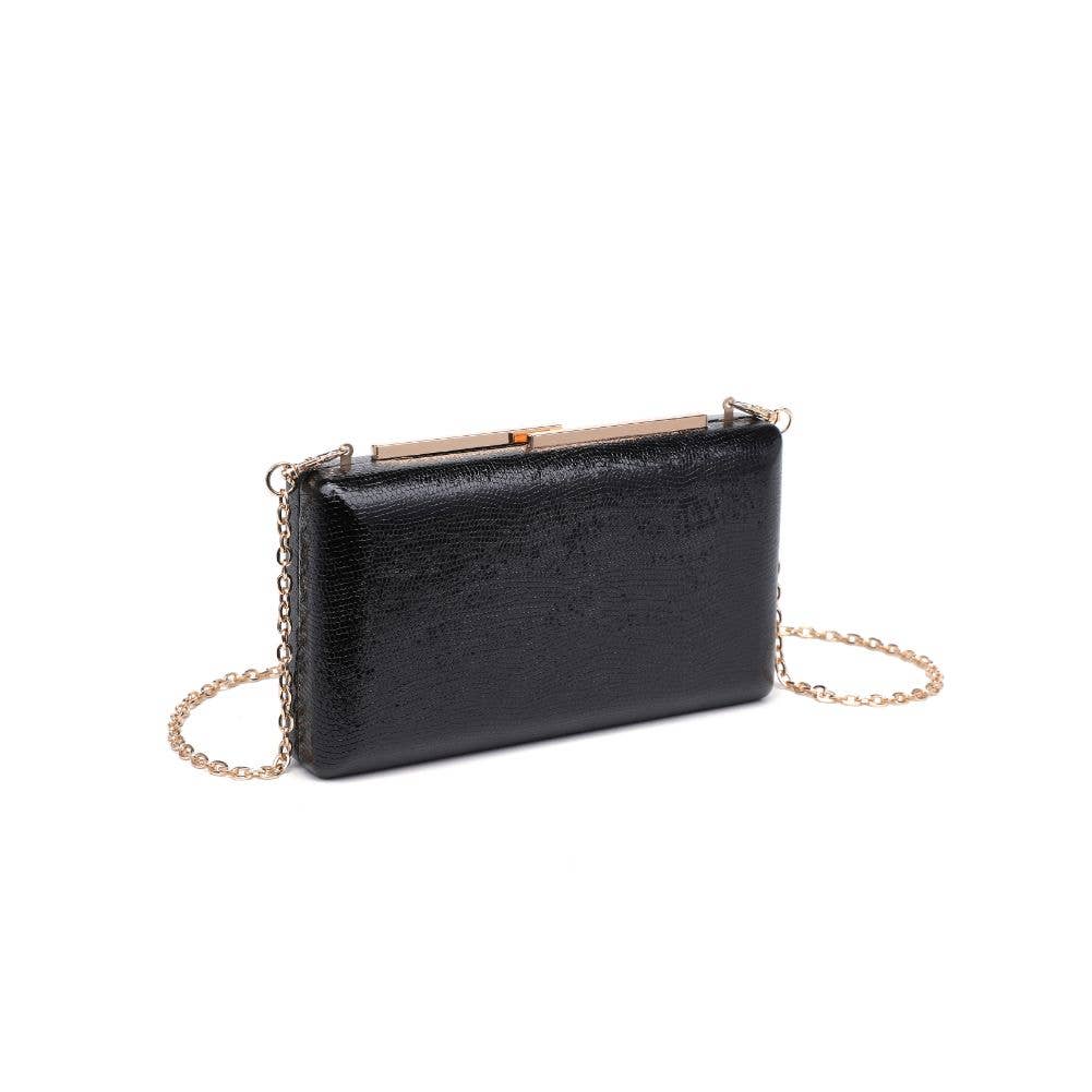 Thalia Evening Bag: Black