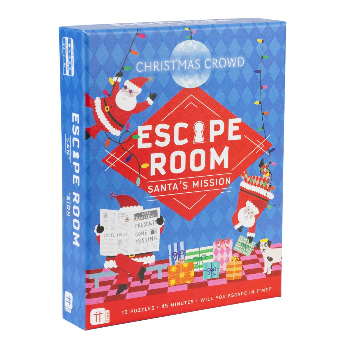 Talking Tables USA - Home, Birthday, Games & Seasonal Decor - Christmas Escape Room - Santa Edition | Christmas Game |