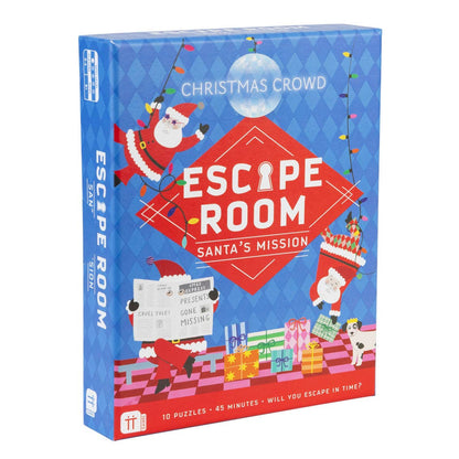 Talking Tables USA - Home, Birthday, Games & Seasonal Decor - Christmas Escape Room - Santa Edition | Christmas Game |