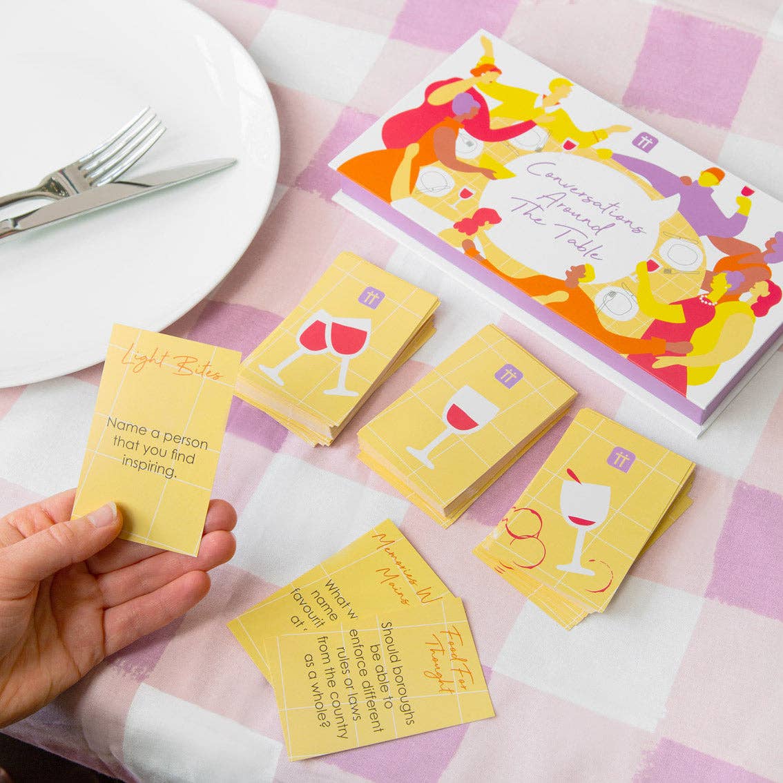 Talking Tables USA - Home, Birthday, Games & Seasonal Decor - Conversation Starter Game - 120 Cards | Everyday Games |