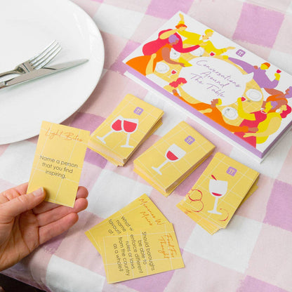 Talking Tables USA - Home, Birthday, Games & Seasonal Decor - Conversation Starter Game - 120 Cards | Everyday Games |