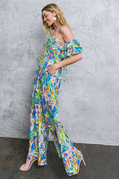 Printed Woven Jumpsuit