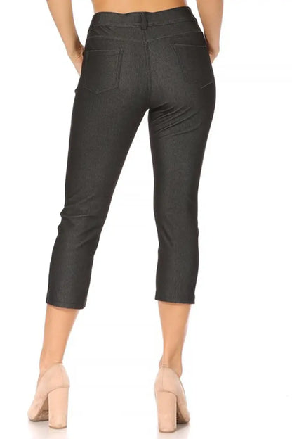 Women's Casual Capri Pants – Black Forest Fashion
