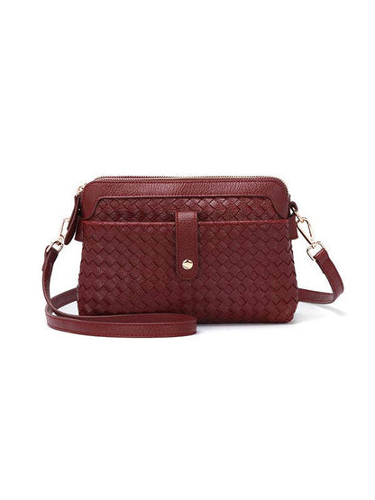 Split-Joint Woven Crossbody Bags Bags