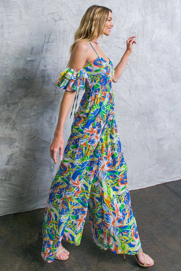 Printed Woven Jumpsuit