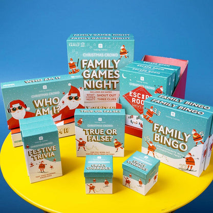 Talking Tables USA - Christmas Family Who Am I Game | Christmas 2025