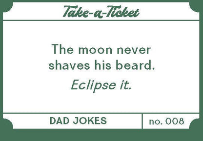 Chronicle Books - Take-a-Ticket: Dad Jokes