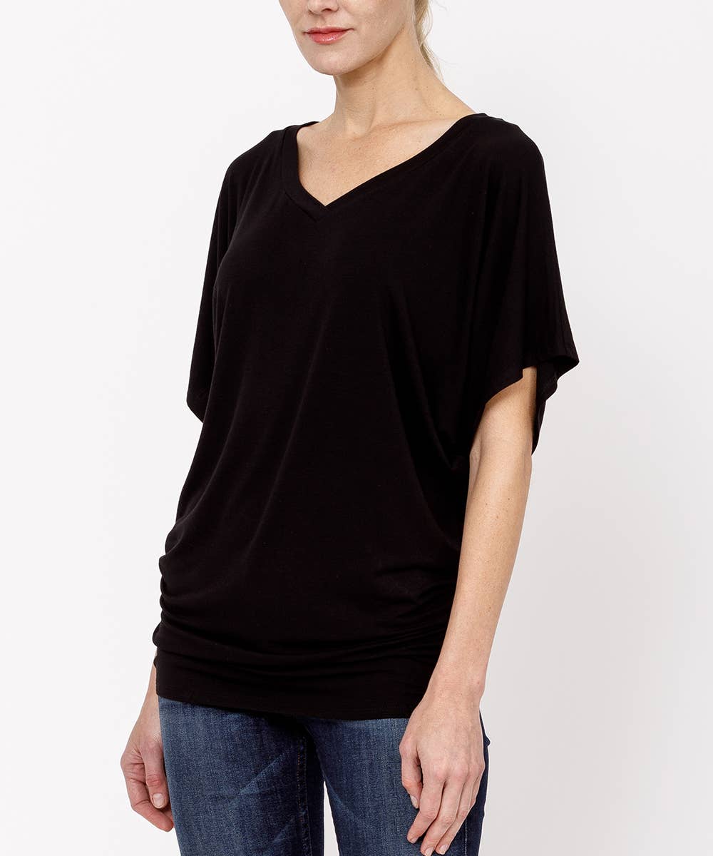 Studio Ko Clothing - Bamboo Signature V Neck Tunic