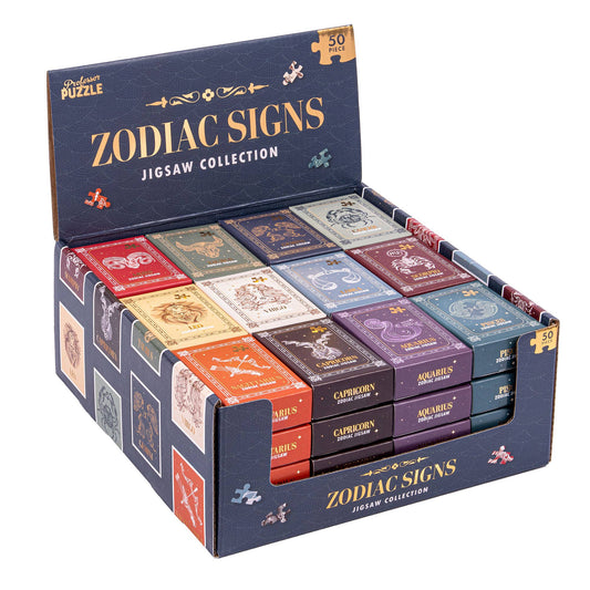 Professor Puzzle USA, Inc. - Zodiac Signs 50pc Jigsaws in Mixed CDU