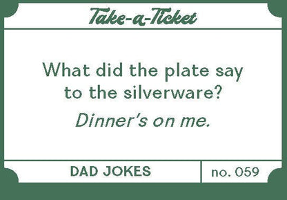 Chronicle Books - Take-a-Ticket: Dad Jokes
