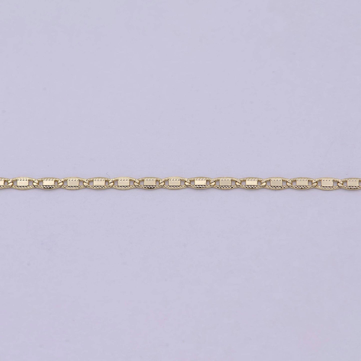 Mariner Anchor Link Chain Necklace 14k Gold Filled 1.7mm Necklace 18"