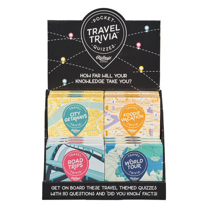 Chronicle Books - Travel Trivia Mixed CDU of 12