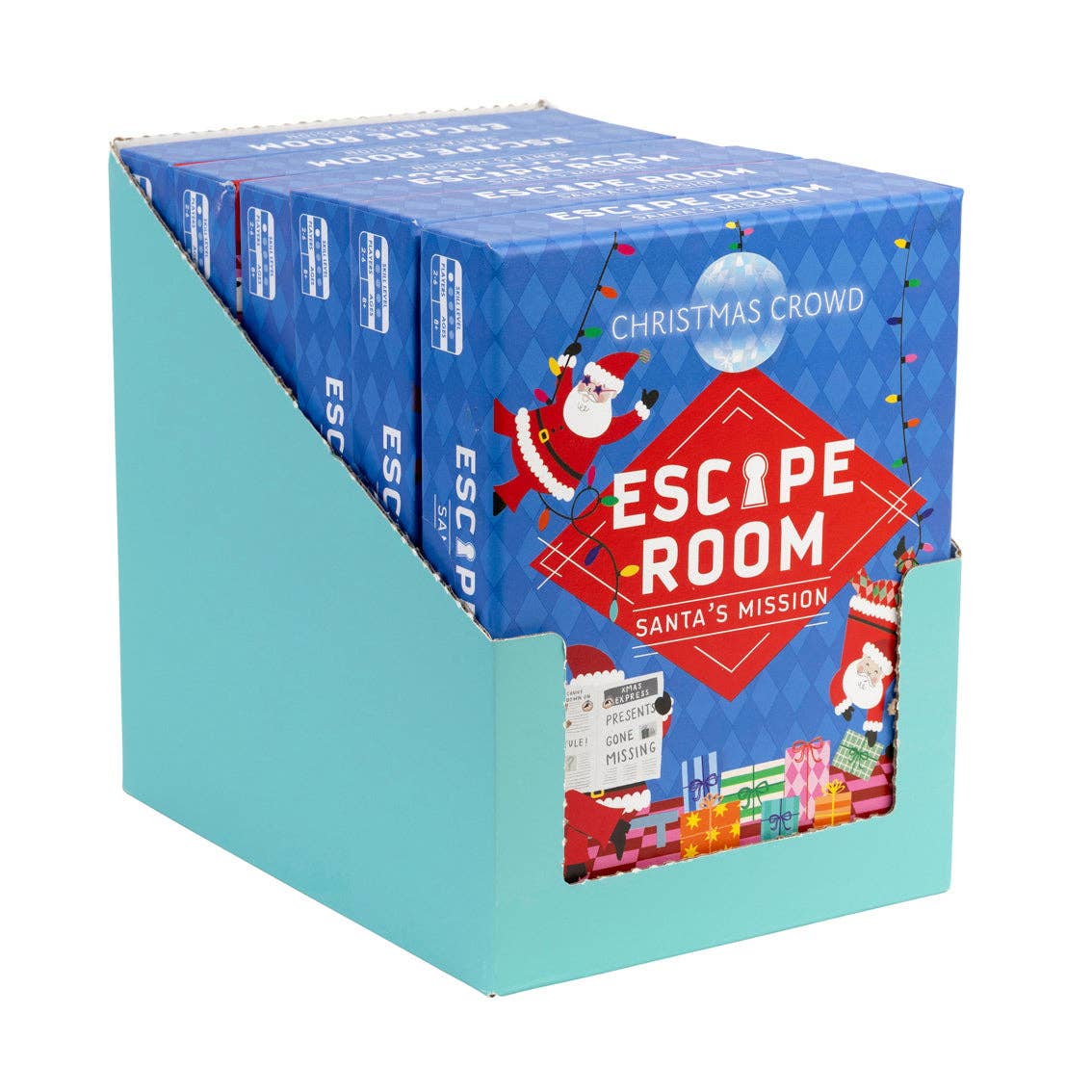 Talking Tables USA - Home, Birthday, Games & Seasonal Decor - Christmas Escape Room - Santa Edition | Christmas Game |