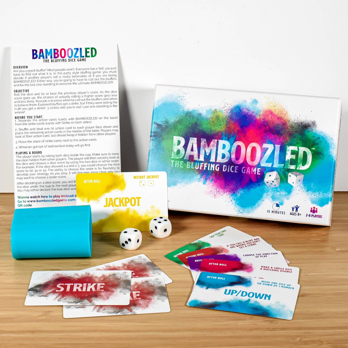Blue Wasatch Games - Bamboozled - The Bluffing Dice Game