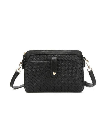 Split-Joint Woven Crossbody Bags Bags