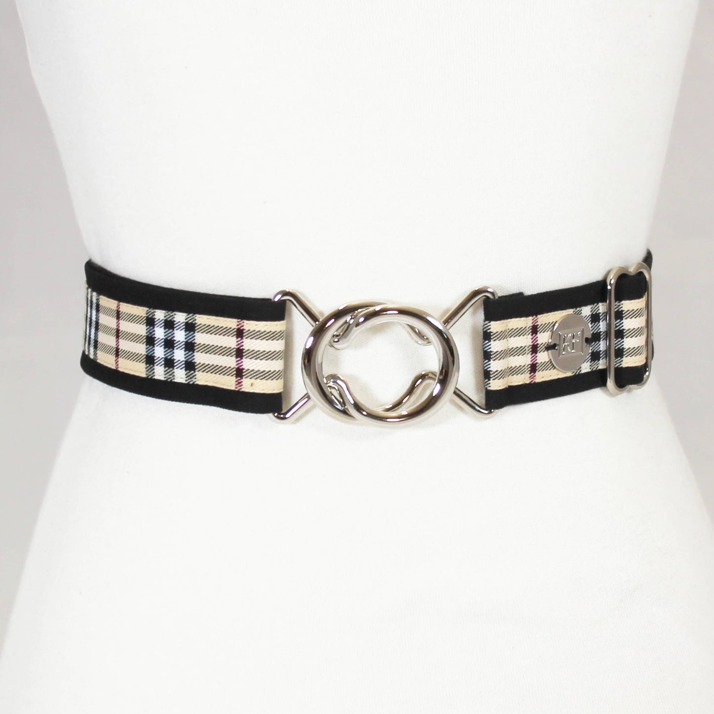 KF Clothing - Tan Plaid - adjustable belt