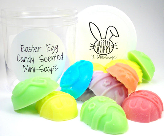 Chubby Chico Charms - Easter egg candy scented Soap Jar