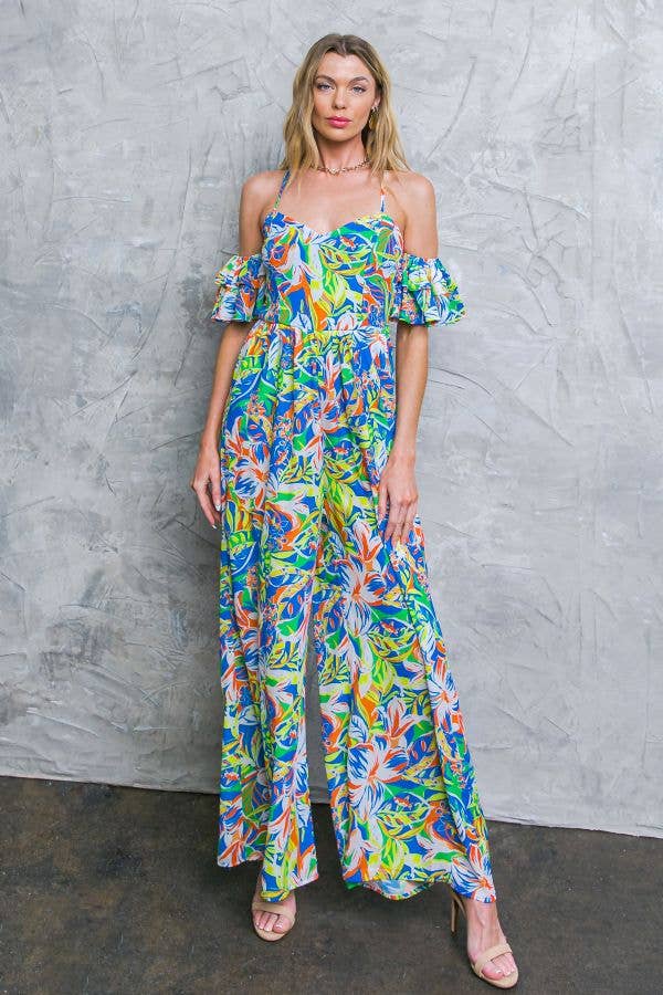 Printed Woven Jumpsuit
