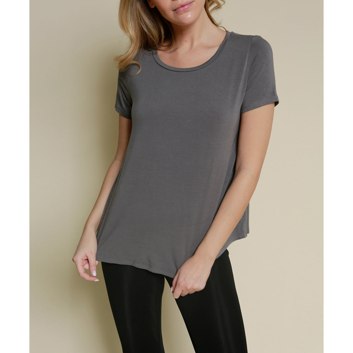 Bamboo Classic Flare Bottom Blouse