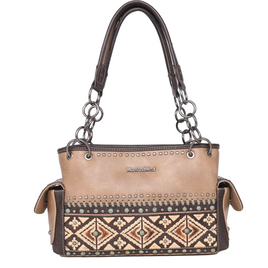 Aztec Tooled Collection Concealed Carry Satchel