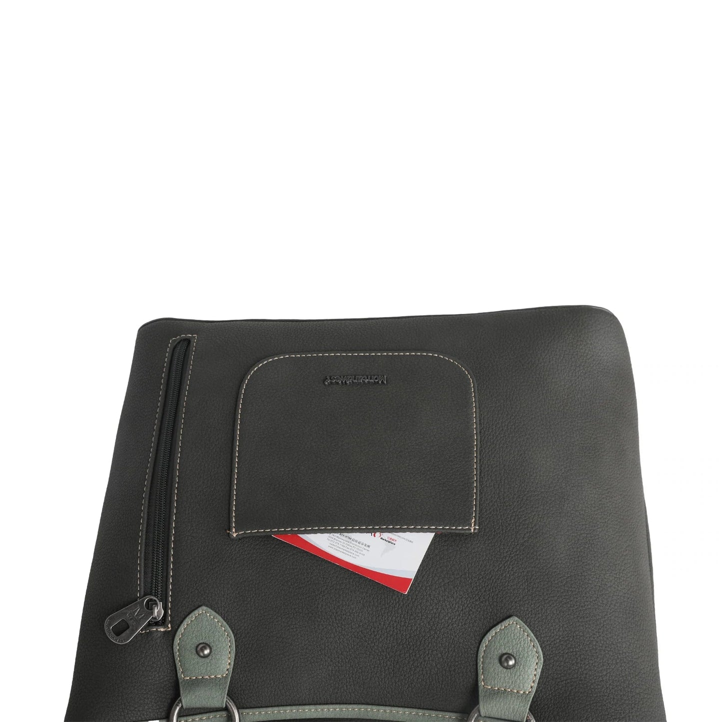 Dark Green Buckle Collection Concealed Carry Tote