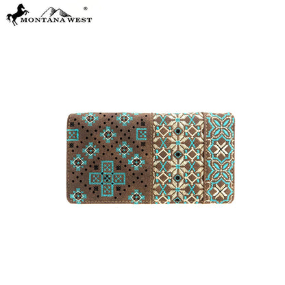 Embroidered Collection Concealed Carry Hobo Wallet Set