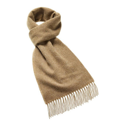 Bronte Moon - Plain Luxury Scarf - 100% Merino Lambswool - Made in England