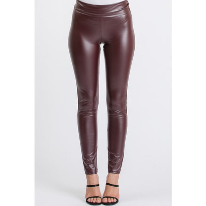 Faux Leather Slim Fit LeggingsQ