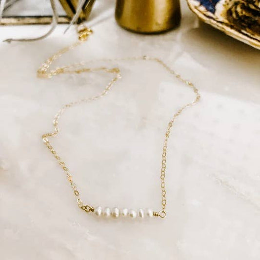 Derive Jewelry - Baby Pearl Choker Necklace