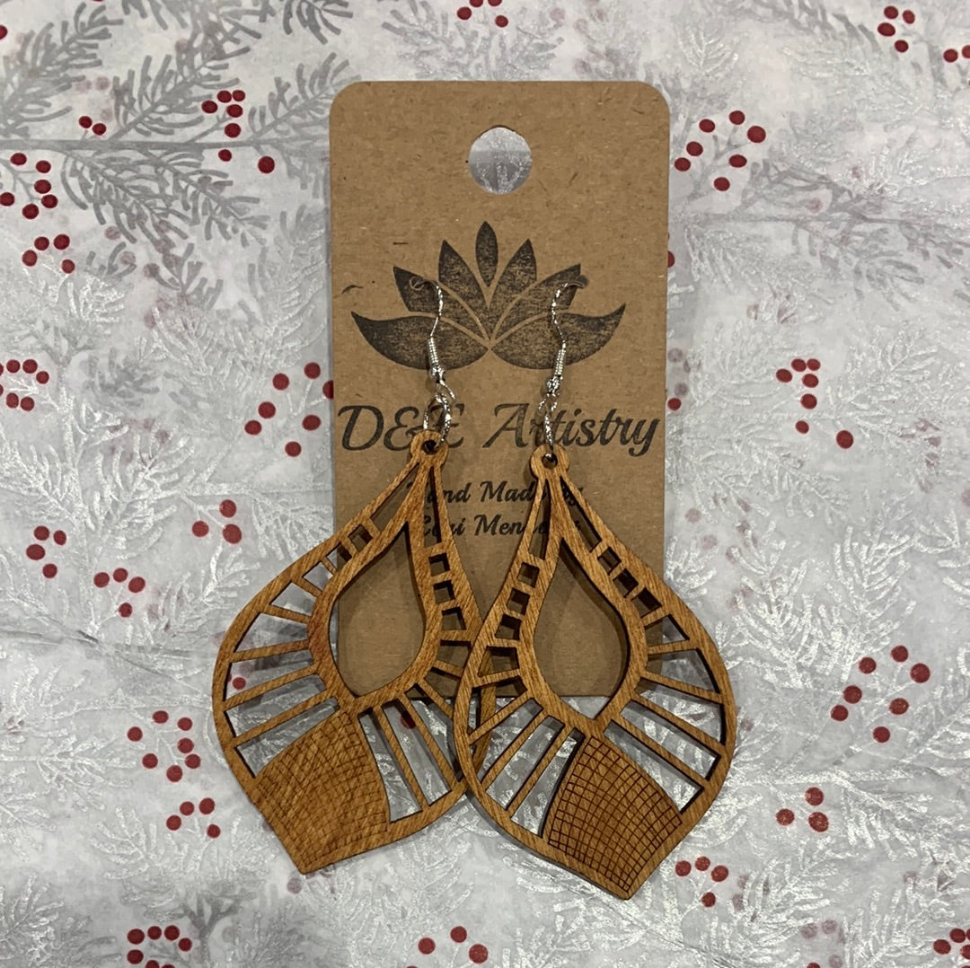 D&E Wooden Earrings