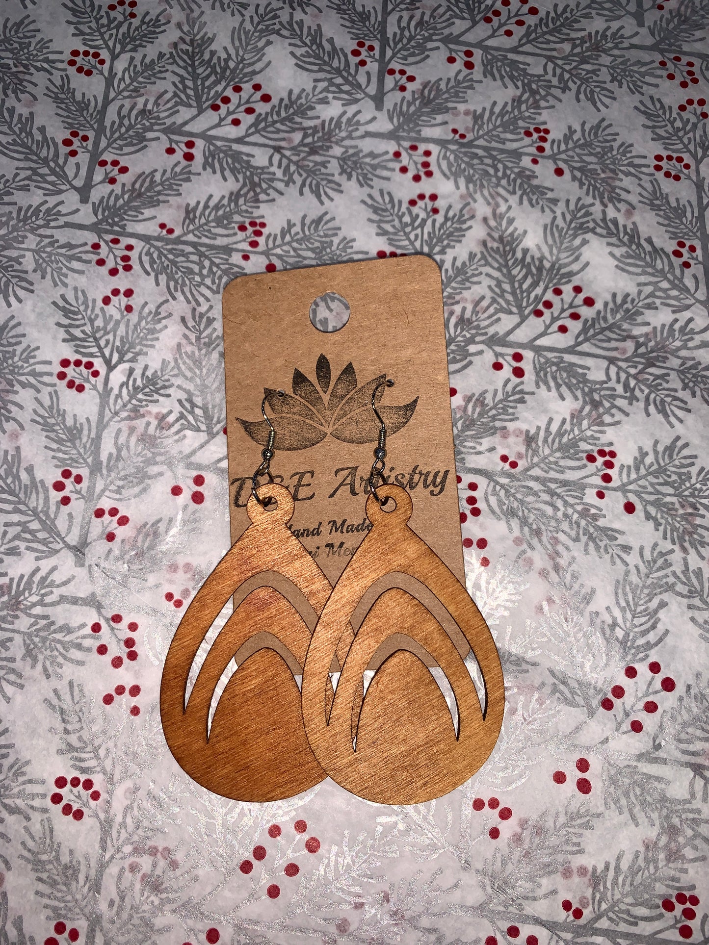 D&E Wooden Earrings